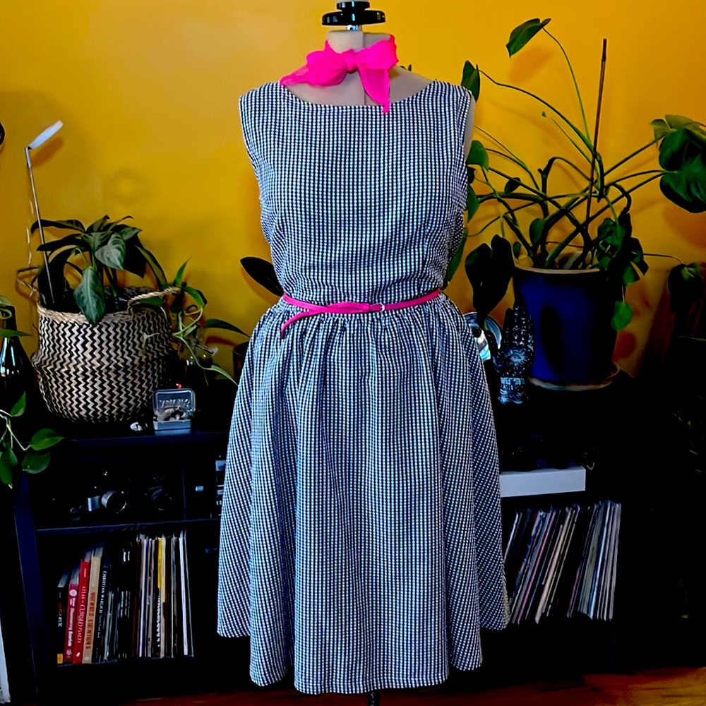 Lindy Bop XL Gingham Tea Dress